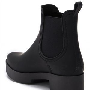 Jeffrey Campbell Hydra Black Matte Waterproof  Rainboots-says 10, fits like 9